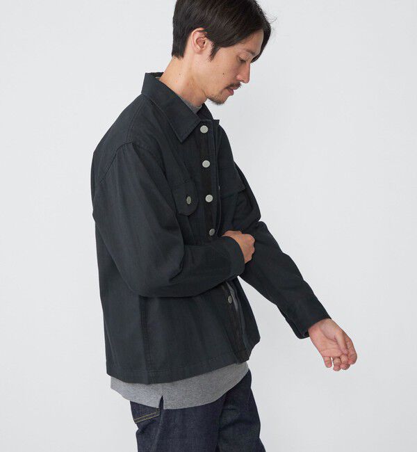 SHIPS「SHIPS: ミリタリー カバー シャツ ジャケット」|ミリタリージャケット|