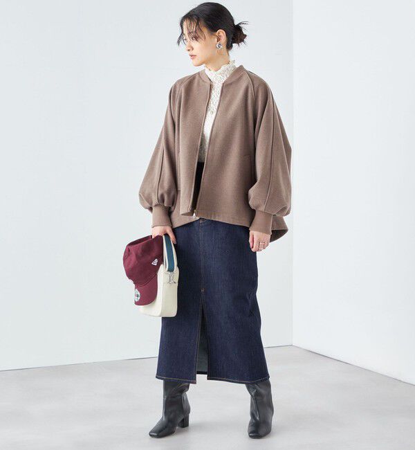 SHIPS for women「〈手洗い可能〉リンクル フラワー レース タートル 」|Tシャツ・カットソー|