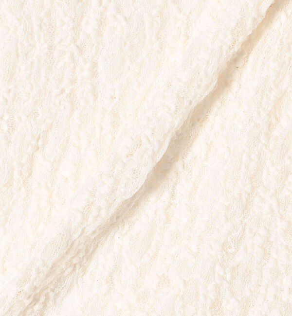 SHIPS for women「〈手洗い可能〉リンクル フラワー レース タートル 」|Tシャツ・カットソー|