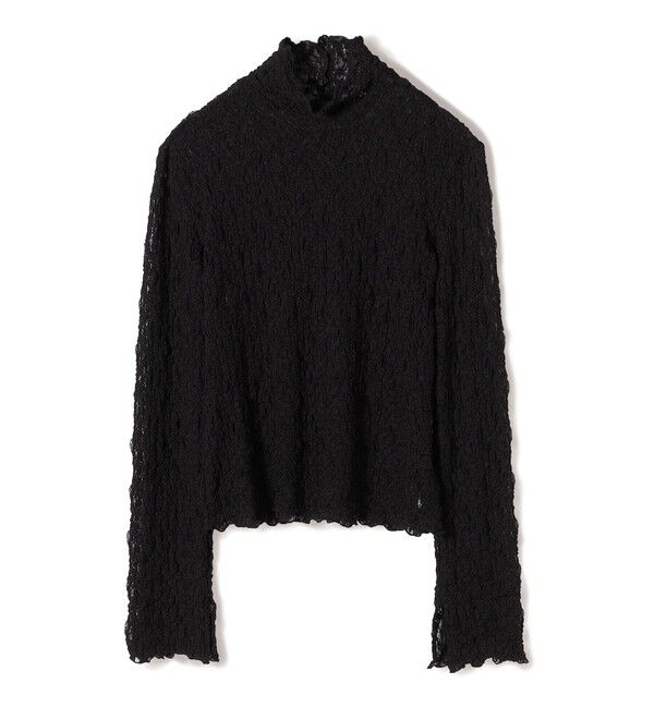 SHIPS for women「〈手洗い可能〉リンクル フラワー レース タートル 」|Tシャツ・カットソー|