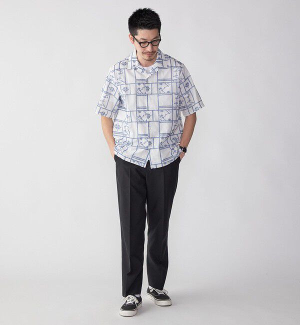 SHIPS「SHIPS: Reflax(R) ワイド スラックス」|チノ|