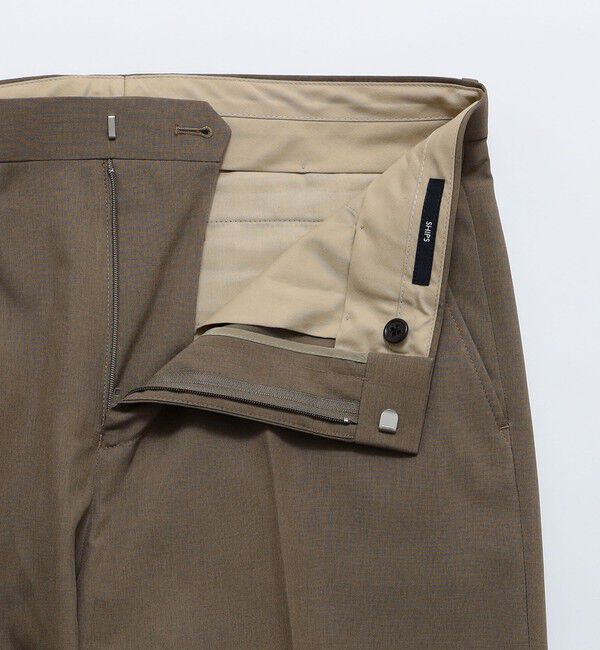 SHIPS「SHIPS: Reflax(R) ワイド スラックス」|チノ|