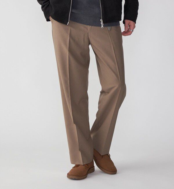 SHIPS「SHIPS: Reflax(R) ワイド スラックス」|チノ|