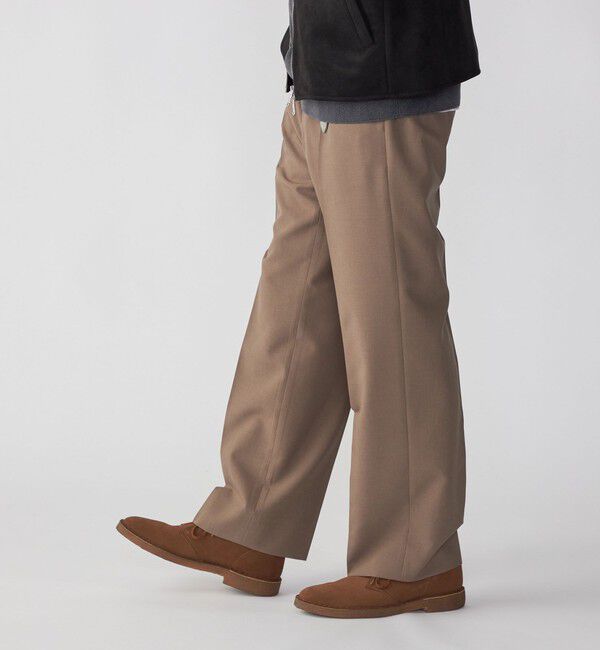 SHIPS「SHIPS: Reflax(R) ワイド スラックス」|チノ|