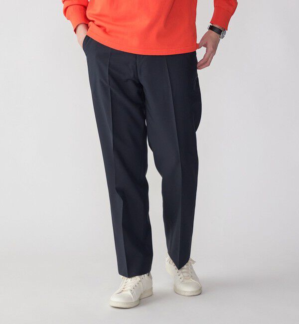 SHIPS「SHIPS: Reflax(R) ワイド スラックス」|チノ|