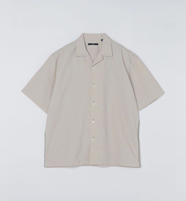 SHIPS「SHIPS: ナイロン ステッチ オープンカラー シャツ」|シャツ・ブラウス|