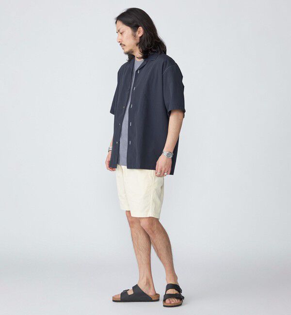 SHIPS「SHIPS: ナイロン ステッチ オープンカラー シャツ」|シャツ・ブラウス|