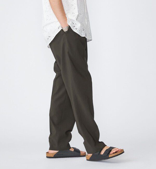 SHIPS「【SHIPS別注】FANTASTICDAYS: ウールライク 1プリーツ イージーパンツ」|その他|