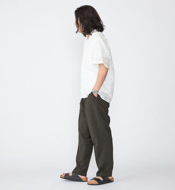 SHIPS「【SHIPS別注】FANTASTICDAYS: ウールライク 1プリーツ イージーパンツ」|その他|