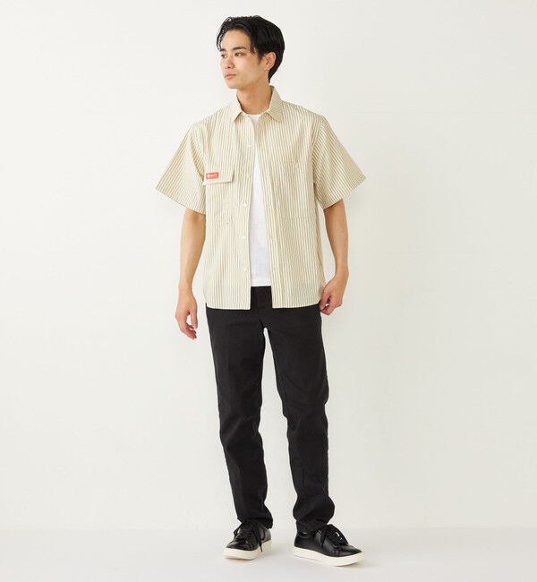 SHIPS Colors 「【SHIPS Colors別注】Engineer:ストライプ ショートスリーブ シャツ◇」|シャツ・ブラウス|