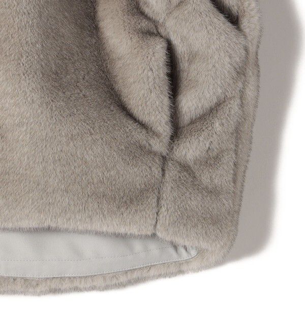 SHIPS for women「【WEB限定】グラデーション ファー ジップ ベスト」|その他|