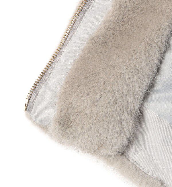 SHIPS for women「【WEB限定】グラデーション ファー ジップ ベスト」|その他|