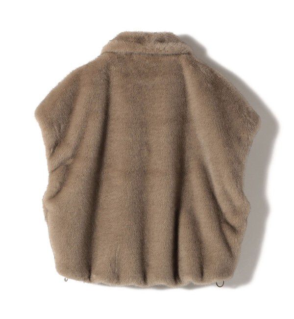 SHIPS for women「【WEB限定】グラデーション ファー ジップ ベスト」|その他|