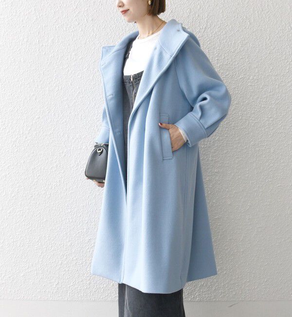 SHIPS any「SHIPS any: ノンミュールジングウール スタンドネック ロング コート」|その他|