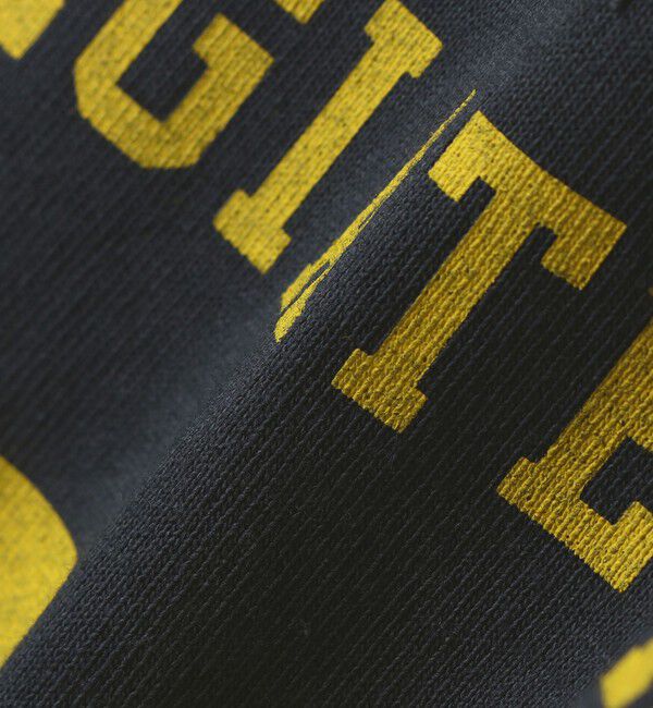 SHIPS any「【SHIPS any別注】Collegiate Pacific:〈洗濯機可能〉Vガゼット プリント & 刺繍 Tシャツ<KIDS>」|Tシャツ・カットソー|