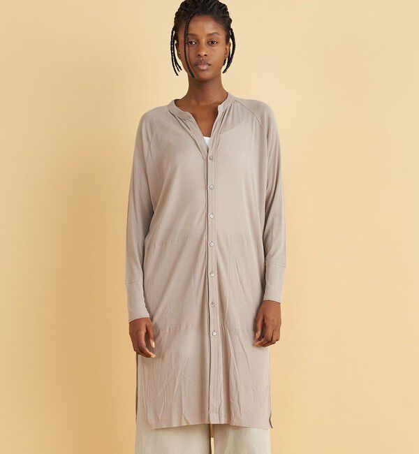 GALERIE VIE「ガーゼフライスジャージー ロングカーディガン」|カーディガン|