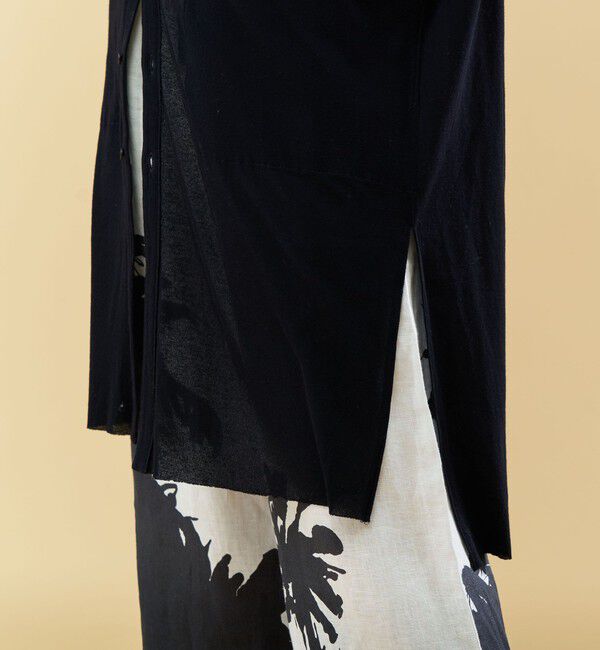 GALERIE VIE「ガーゼフライスジャージー ロングカーディガン」|カーディガン|