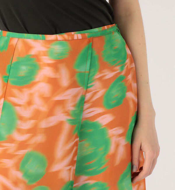 TOMORROWLAND BUYING WEAR「GANNI フラワーラップスカート」|フレア|