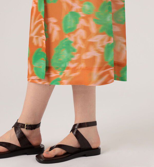 TOMORROWLAND BUYING WEAR「GANNI フラワーラップスカート」|フレア|