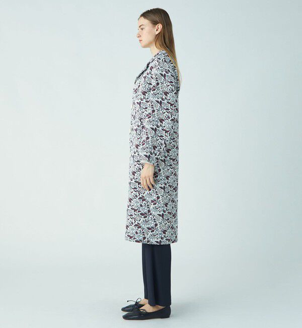 SOULEIADO「ポリエステルレーヨンジャカード チェスターコート」|チェスターコート|