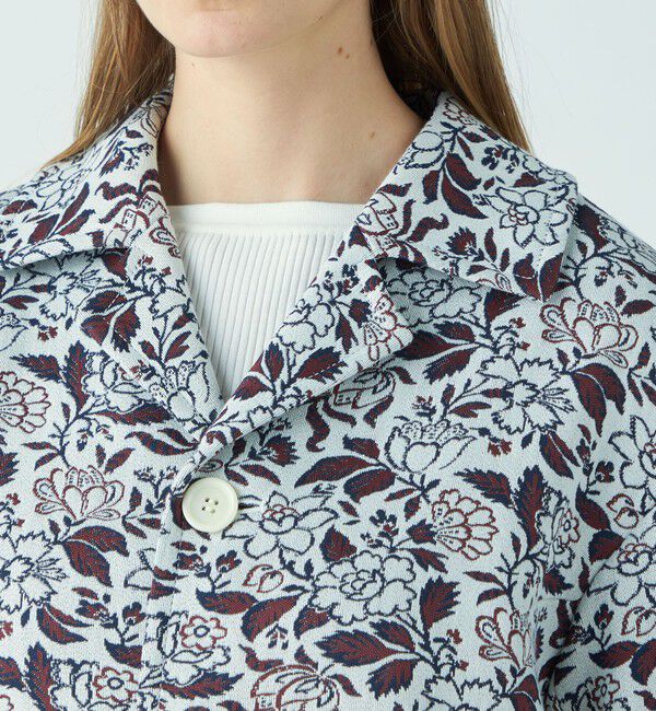 SOULEIADO「ポリエステルレーヨンジャカード チェスターコート」|チェスターコート|