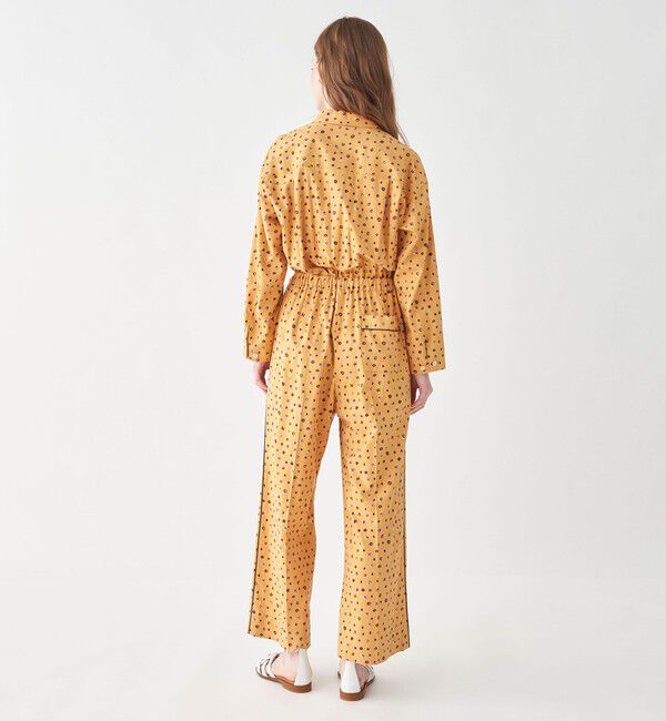 MACPHEE「ファインパターンプリント ジャンプスーツ」|オールインワン|