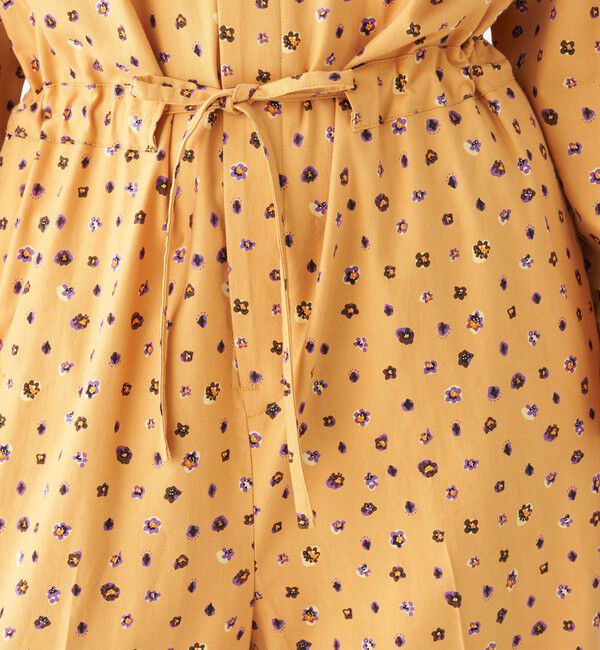 MACPHEE「ファインパターンプリント ジャンプスーツ」|オールインワン|