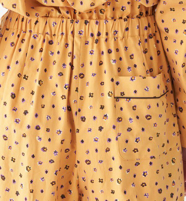 MACPHEE「ファインパターンプリント ジャンプスーツ」|オールインワン|