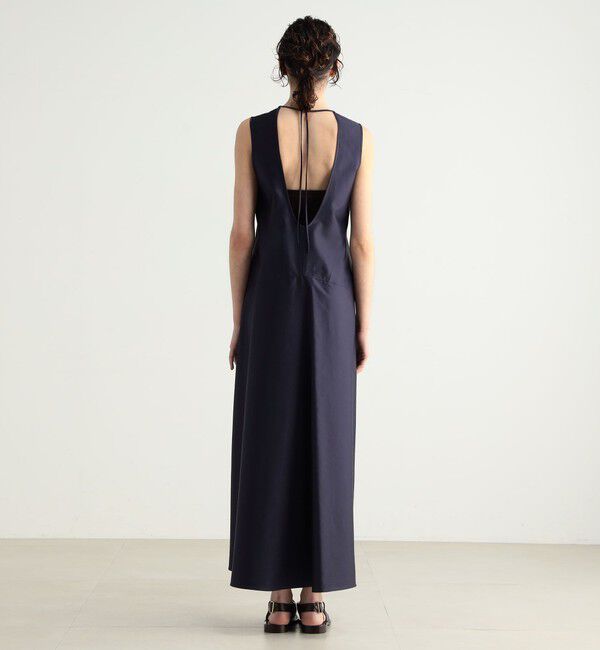 BACCA「コットンバックサテン ロングワンピース」|ワンピース|