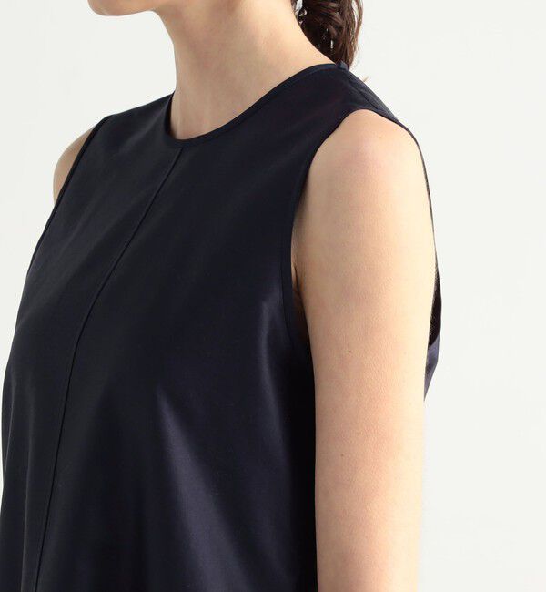 BACCA「コットンバックサテン ロングワンピース」|ワンピース|