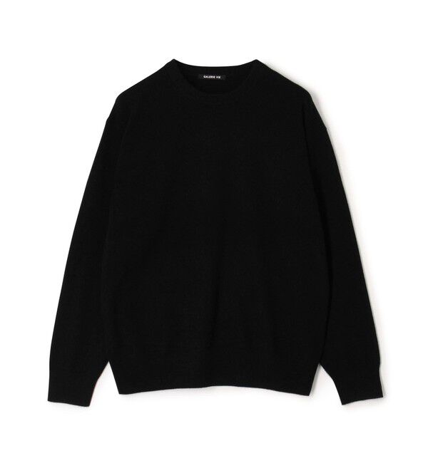 GALERIE VIE「スコットランドカシミヤ クルーネックプルオーバー」|ニット・セーター|19 ブラック