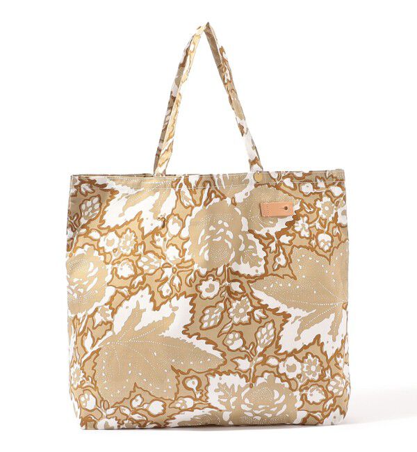 SOULEIADO「SOULEIADO コットンオックス ポケッタブルトートバッグ」|トートバッグ|42 ライトベージュ系