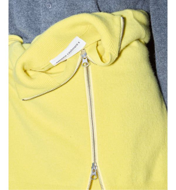  「EXTREME CASHMERE X LEMON：カーディガン」|ニット・セーター|イエロー