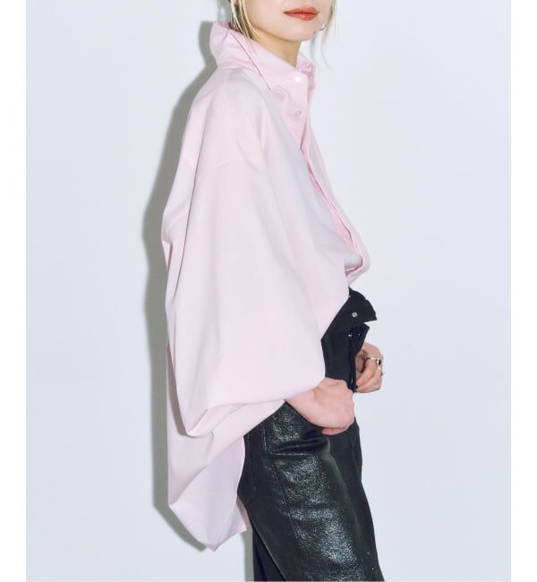  「《予約》BALLOON CUFF シャツ」|シャツ・ブラウス|ピンク