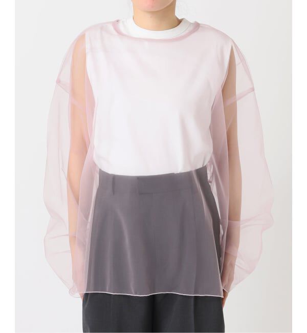  「《予約》TULLE T-SHIRTS：ブラウス」|シャツ・ブラウス|