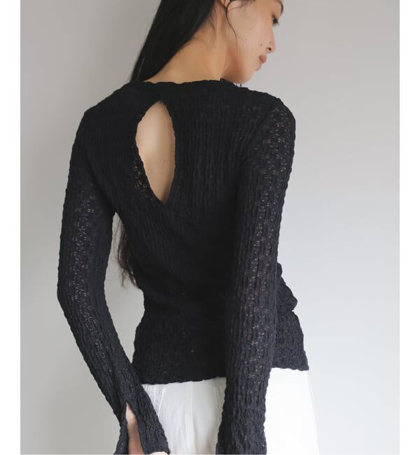 EMILYWEEK「《予約》オーガニックコットン混レースプルオーバー」|Tシャツ・カットソー|