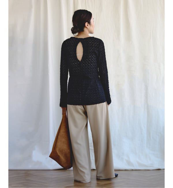 EMILYWEEK「《予約》オーガニックコットン混レースプルオーバー」|Tシャツ・カットソー|