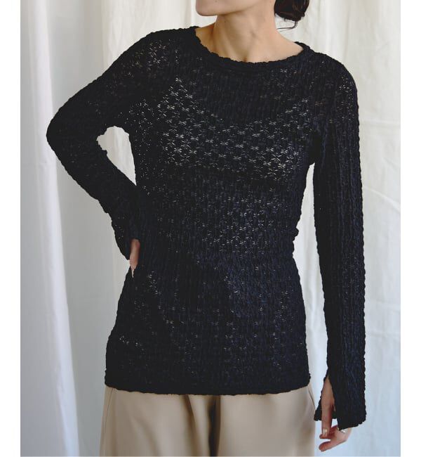 EMILYWEEK「《予約》オーガニックコットン混レースプルオーバー」|Tシャツ・カットソー|