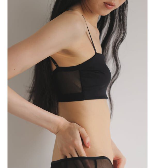 EMILYWEEK「《予約》【ESSENTIAL】スムースバンドゥブラ」|インナー|ブラック