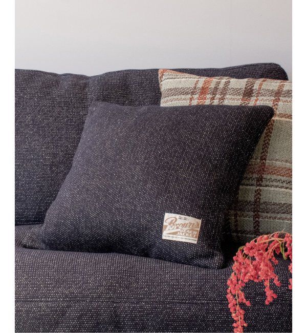 ACME「【BROWN'S BEACH CLOTH/ブラウンズビーチクロス】 CUSHION　クッションカバー 45cm角」|クッション・クッションカバー|ネイビー