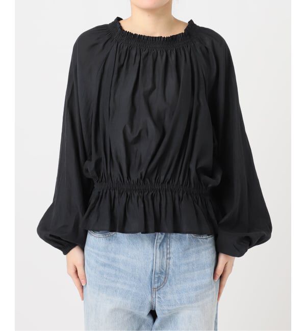 Plage「《予約》silky gather ブラウス」|シャツ・ブラウス|