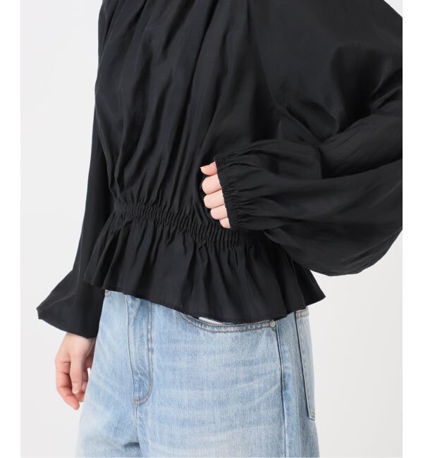 Plage「《予約》silky gather ブラウス」|シャツ・ブラウス|