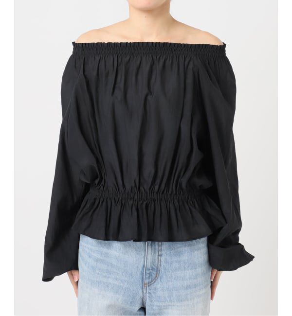 Plage「《予約》silky gather ブラウス」|シャツ・ブラウス|