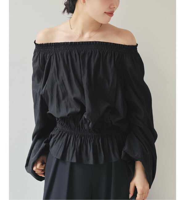 Plage「《予約》silky gather ブラウス」|シャツ・ブラウス|