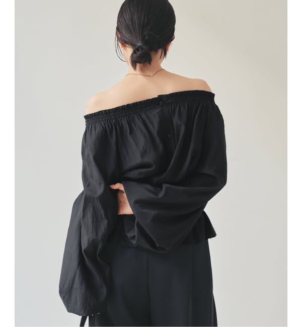 Plage「《予約》silky gather ブラウス」|シャツ・ブラウス|