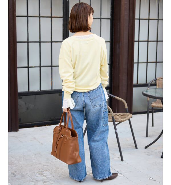 SLOBE IENA「《WEB・一部店舗限定/追加予約》レーススリーブブラウス」|シャツ・ブラウス|