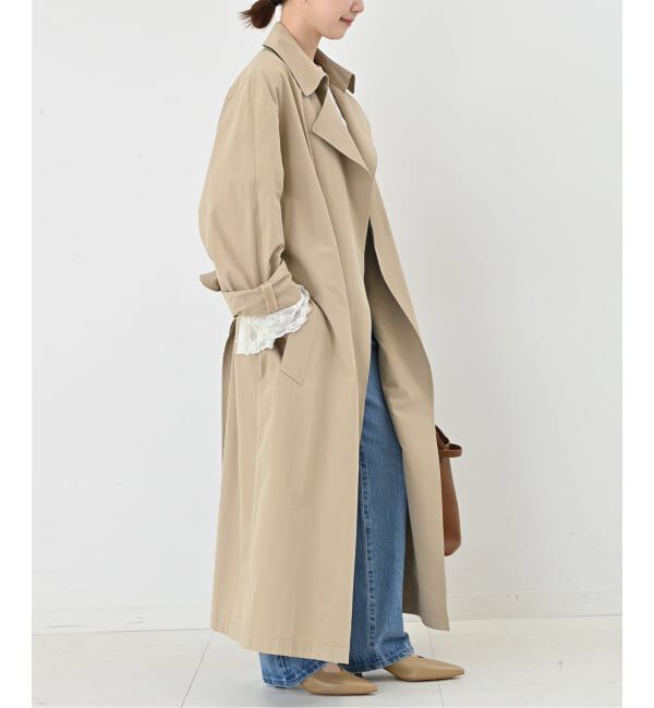 SLOBE IENA「《WEB・一部店舗限定/追加予約》レーススリーブブラウス」|シャツ・ブラウス|