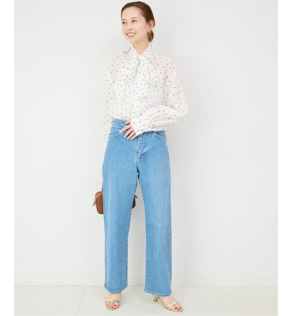 SLOBE IENA「《WEB限定/追加予約》ボウタイブラウス」|シャツ・ブラウス|