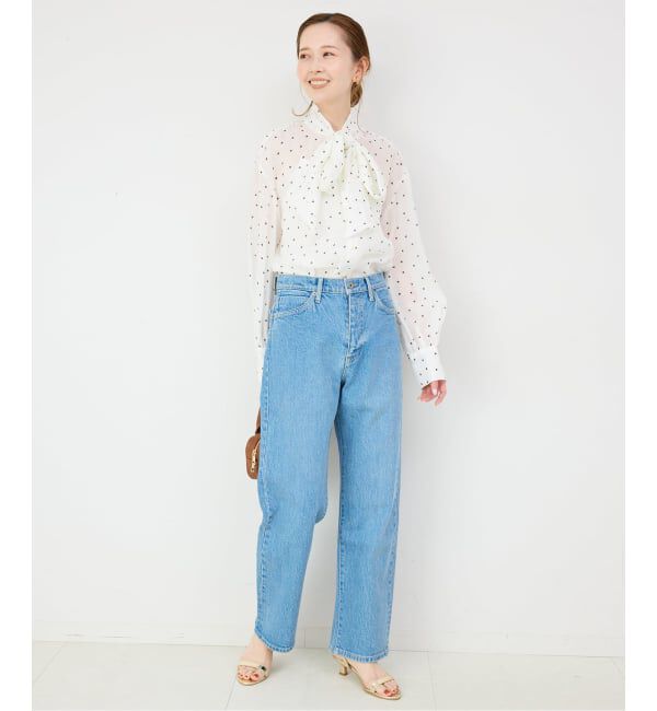 SLOBE IENA「《WEB限定/追加予約》ボウタイブラウス」|シャツ・ブラウス|