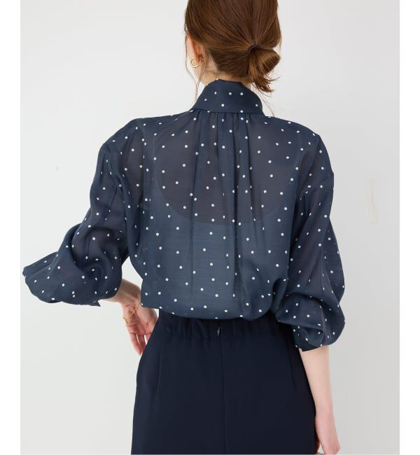 SLOBE IENA「《WEB限定/追加予約》ボウタイブラウス」|シャツ・ブラウス|